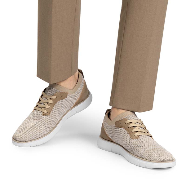 Men's Lightweight Non-Slip Mesh Sneakers - SAND - 7